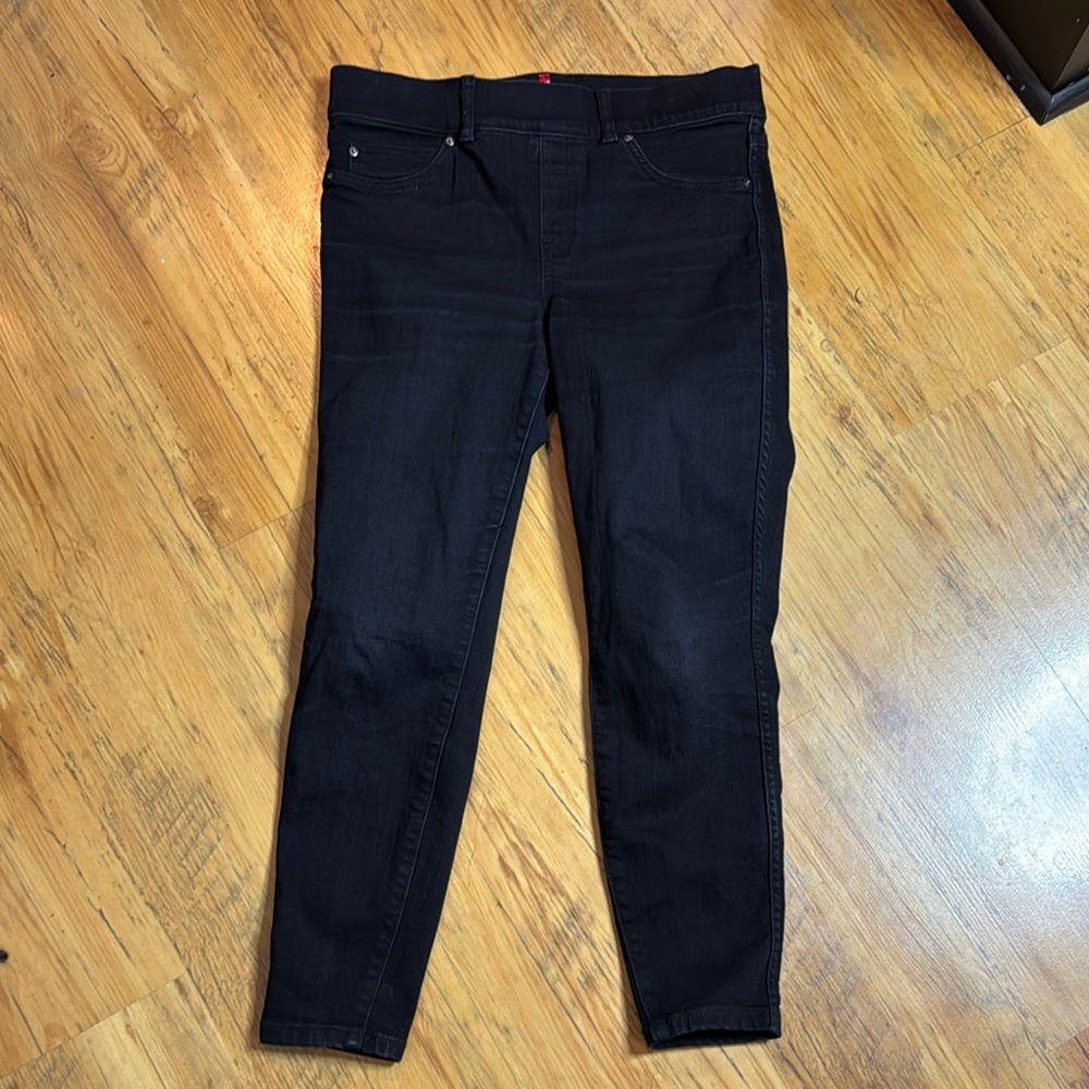 Spanx Jean-ish  Leggings Sz M Petite Black